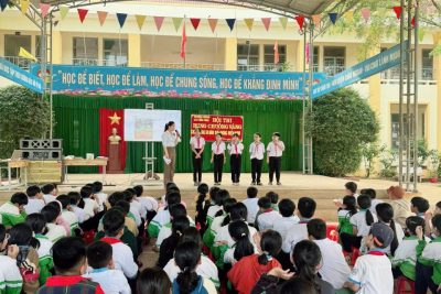 HỘI THI “RUNG CHUÔNG VÀNG – TỰ HÀO TRUYỀN THỐNG CHA ANH”: KHƠI DẬY TÌNH YÊU LỊCH SỬ TẠI TRƯỜNG TIỂU HỌC LÊ HỒNG PHONG